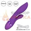 Vibrador con estimulador de clitoris Aura Dual Lover con carga USB